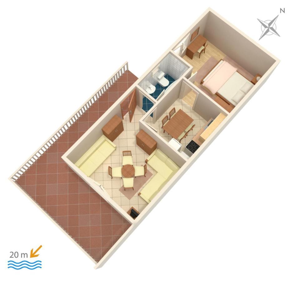 Apartment Milna 2461C Rukavac  Buitenkant foto